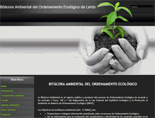 Tablet Screenshot of oecologico.lerdo.gob.mx